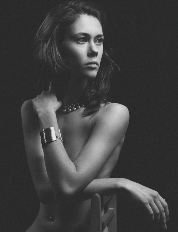 Free stock image of Beautiful Model Posing - Black and White created by Alexander Krivitskiy