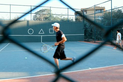 Man Playing Tennis - Free Stock Photo