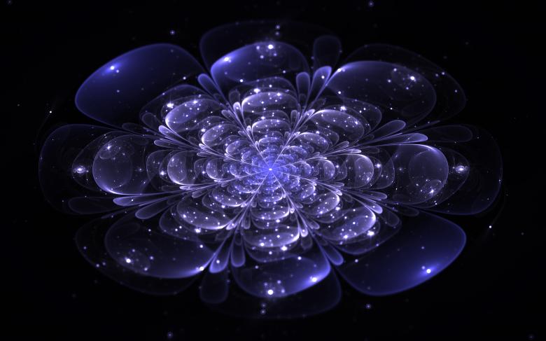 Free stock image of Purple Flower Fractal Background created by Astronomiseme Graphics