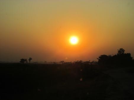 Bright Sun in the Sky