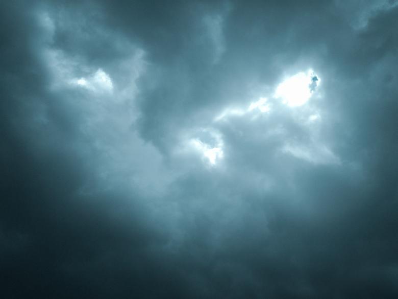 Free stock image of Dramatic rainy storm sky with dark fluffy clouds created by mohamed aslam
