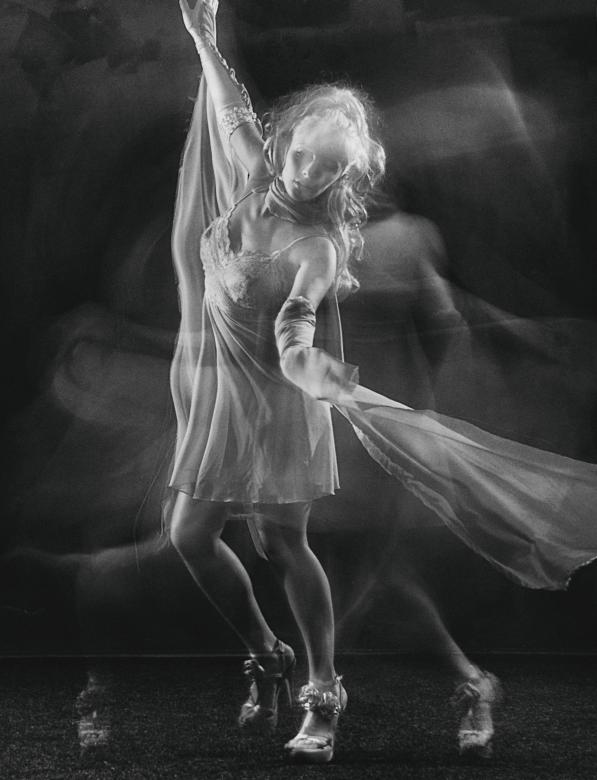 Free stock image of Dancer - Multiple Exposure - Monochrome created by Alexander Krivitskiy