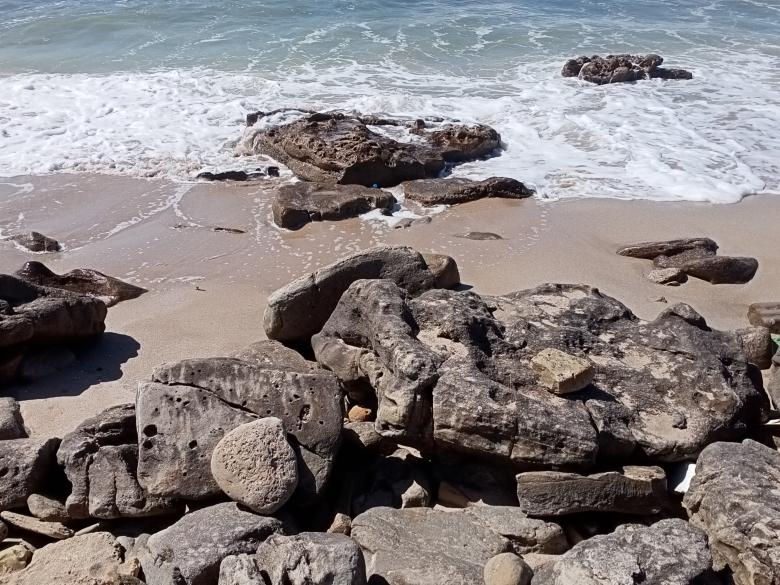 Free stock image of Rocks on the Beach created by snaike