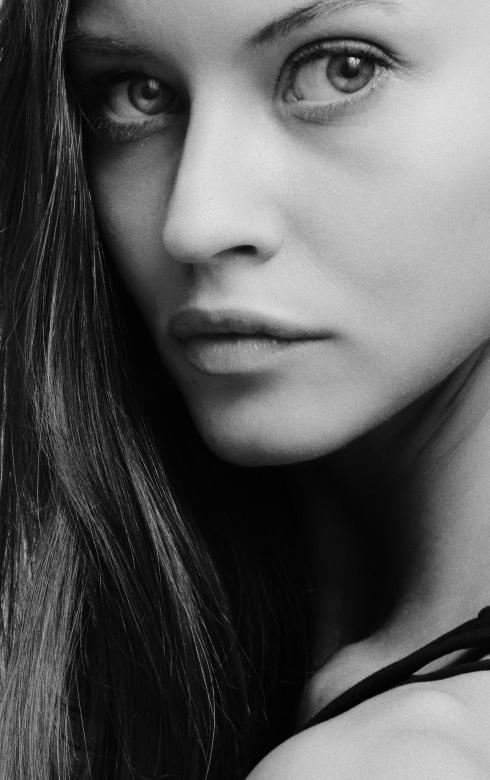 Free stock image of Beautiful Model - Monochrome Portrait created by Alexander Krivitskiy