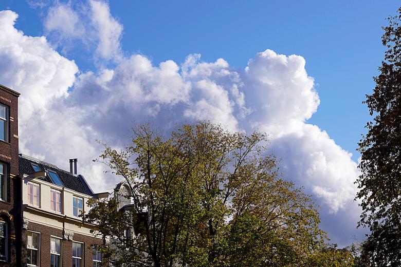 Free stock image of Clouds above Amsterdam city created by Hans Zeilstra