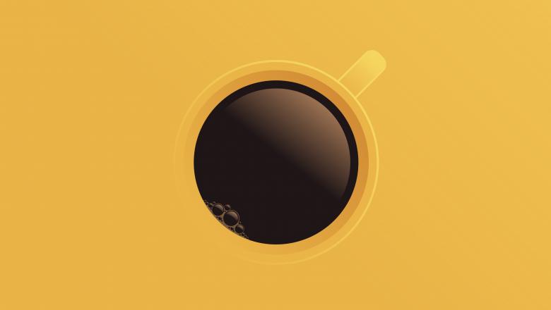 Free stock image of Coffee Cup - Top View - Colorful Illustration created by Jack Moreh