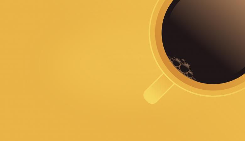 Free stock image of Cup of Coffee - Top View - Background with Copyspace created by Jack Moreh
