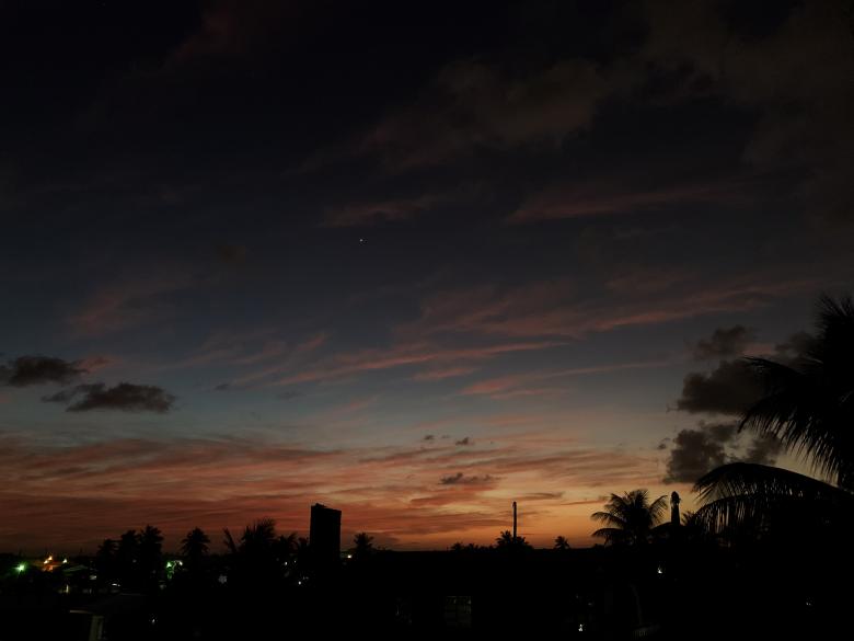 Free stock image of Sunset over silhouette landscape created by Madhu Singh