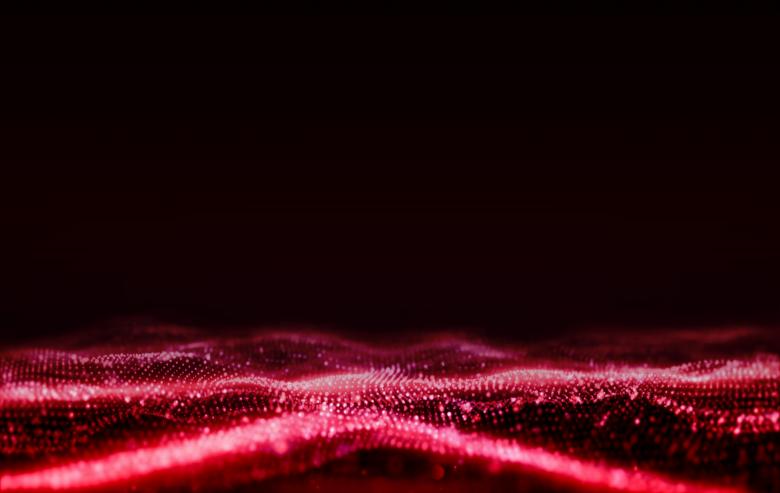 Free stock image of Abstract Background - Red Waves and Particles - Technology created by Jack Moreh