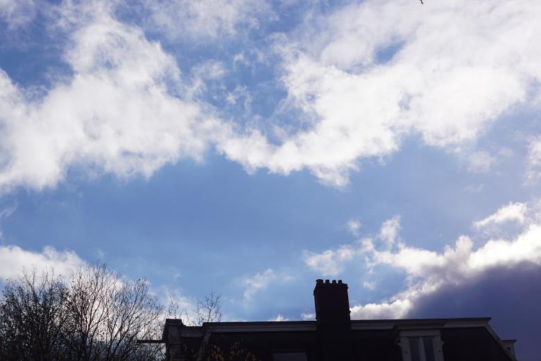 Free stock image of Roof and Blue Sky created by Hans Zeilstra