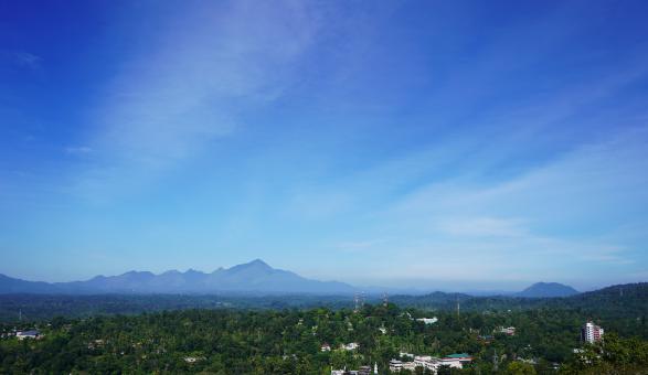 Mountain Landscape and Blue Sky - Free Stock Photo