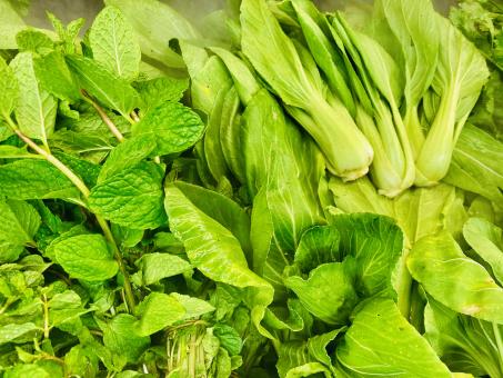 Green Leaves and Vegetables