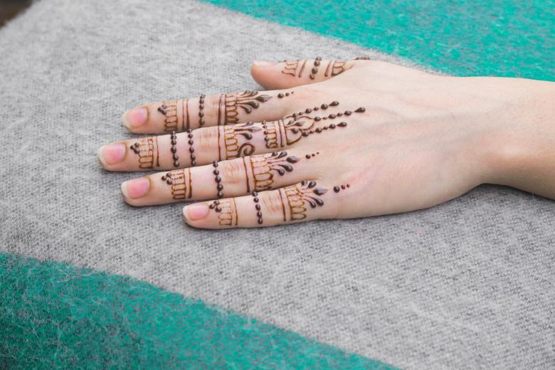 Free stock image of New Arabic Beautiful Mehndi Design created by Mehndi Training Center