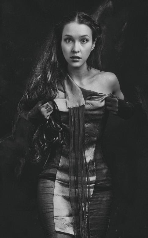 Free stock image of Monochrome - Model Portrait created by Alexander Krivitskiy