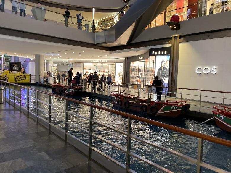 Free stock image of A boat ride inside the shopping mall created by SK