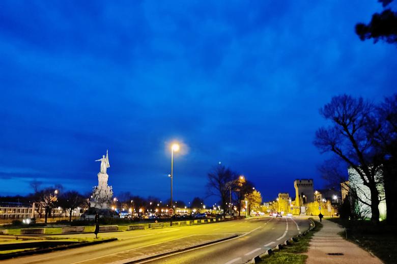 Free stock image of Dark Blue Sky at Night created by hassan