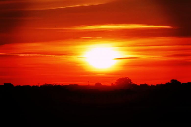 Free stock image of Red Sunset created by hassan