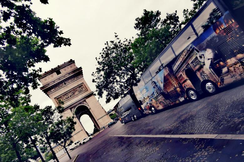 Free stock image of Arc de Triomphe created by hassan