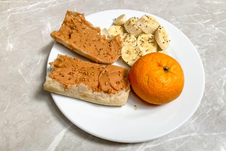 Free stock image of Delicious snack - Bread with Peanut Butter created by Vegan Liftz 