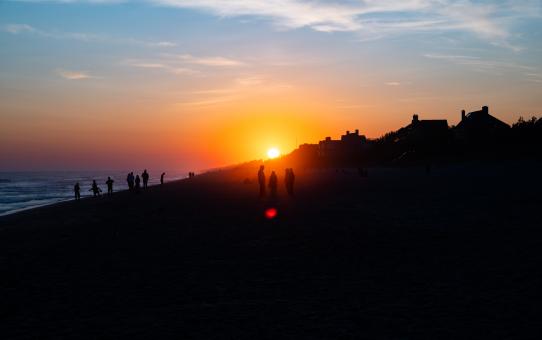 Free Stock Photo of Gorgeous Sunset at The Beach