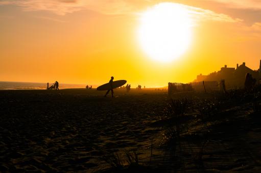 Free Stock Photo of Stunning Beach Sunset