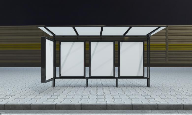 Free stock image of Bus Stop Posters Mock-up created by Shahsoft Production