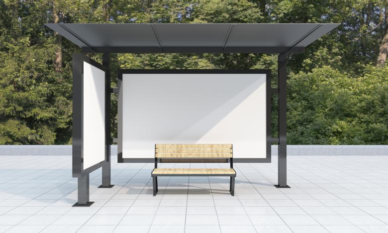 Free stock image of Bus Stop Mockup - Front created by Shahsoft Production