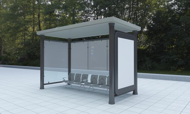 Free stock image of Poster for Bus Shelter - Mockup created by Shahsoft Production