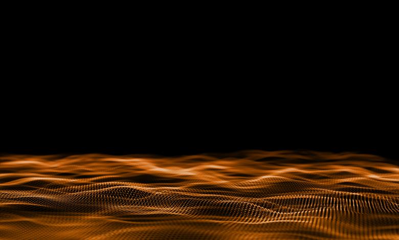 Free stock image of Orange Particles on Dark Background created by Jack Moreh