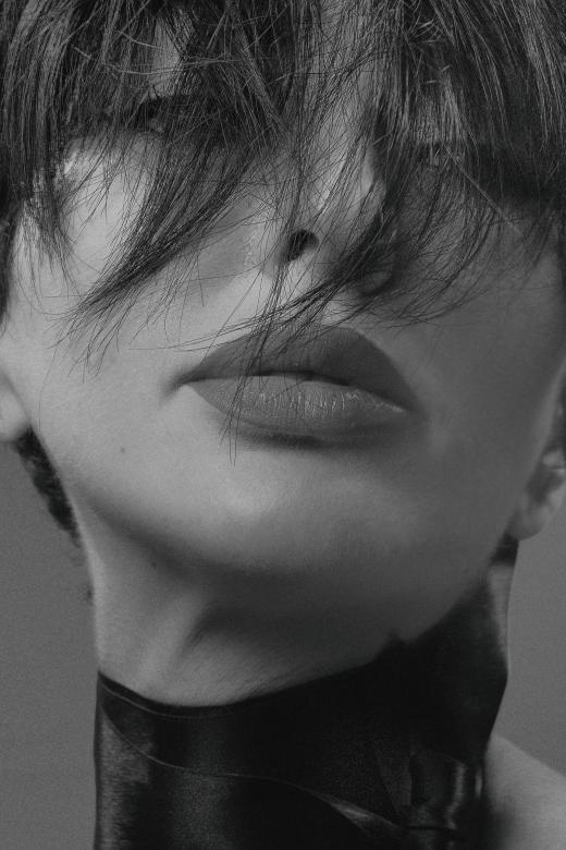 Free stock image of Lips - Monochrome Female Portrait created by Alexander Krivitskiy