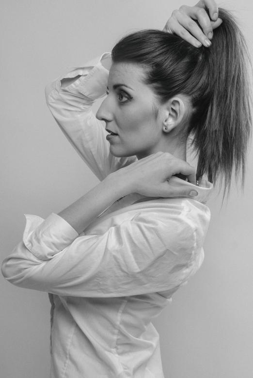 Free stock image of Female Profile Portrait created by Alexander Krivitskiy