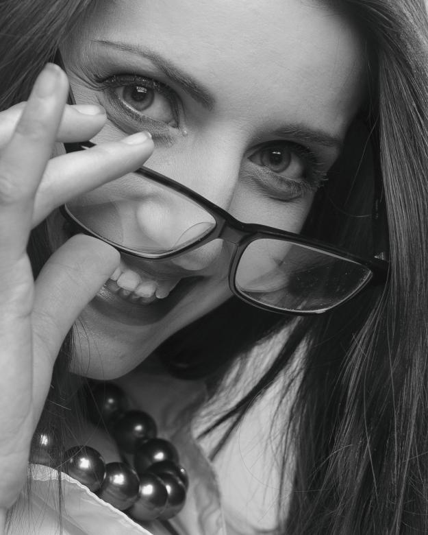 Free stock image of Woman with glasses created by Alexander Krivitskiy