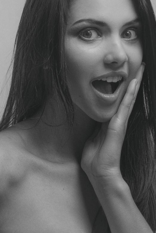 Free stock image of Surprised Woman Portrait created by Alexander Krivitskiy