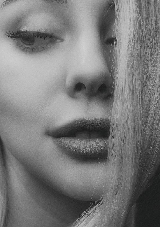 Free stock image of Female face created by Alexander Krivitskiy