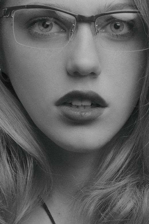 Free stock image of Woman with glasses created by Alexander Krivitskiy