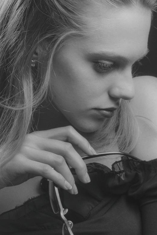 Free stock image of Female Profile Portrait created by Alexander Krivitskiy