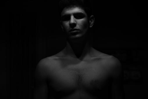 Dark Male Portrait - Free Stock Photo