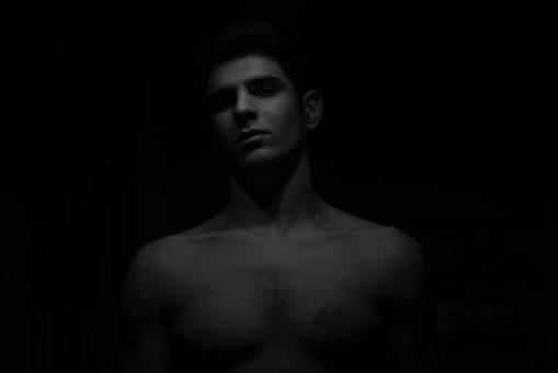 Dark Male Portrait - Free Stock Photo