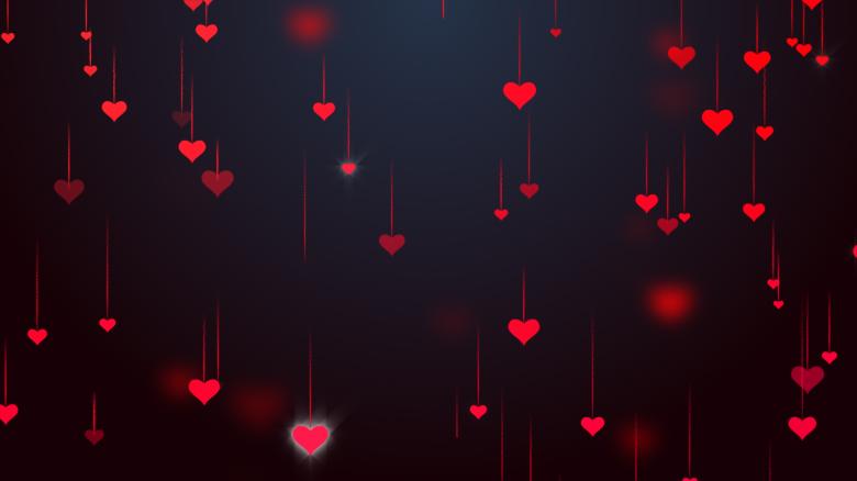 Free stock image of Hearts background created by Alen