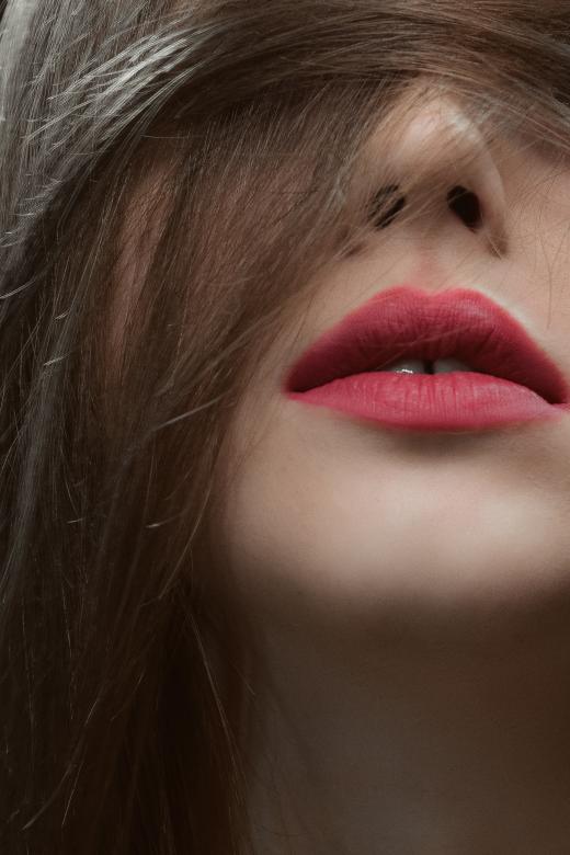 Free stock image of Red lips  created by Alexander Krivitskiy