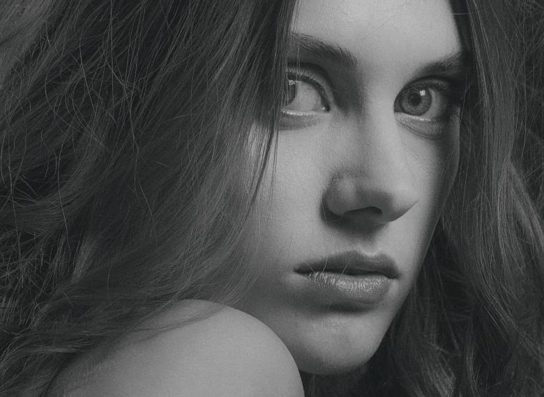 Free stock image of Monochrome portrait created by Alexander Krivitskiy