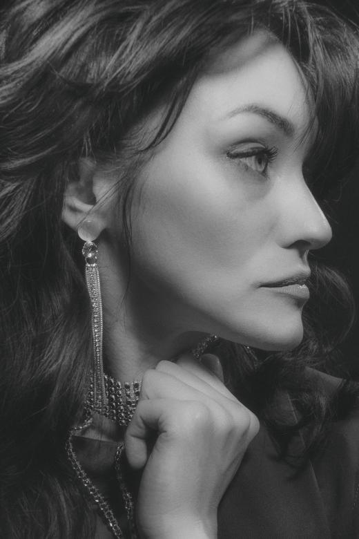 Free stock image of Female Profile Portrait created by Alexander Krivitskiy