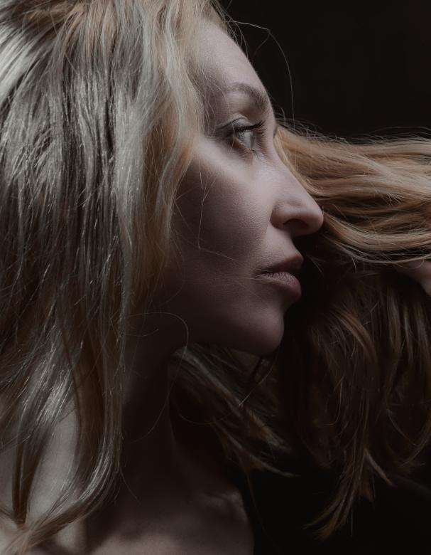 Free stock image of Female Profile Portrait created by Alexander Krivitskiy