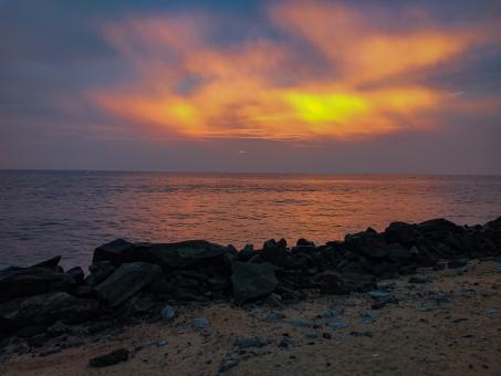 Sunset View of beach  - Free Stock Photo