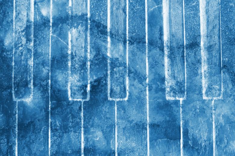 Free stock image of Spectral Piano Keys created by Nicolas Raymond
