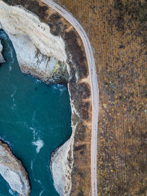 Free stock image of Coastal Aerial Photo created by Matt Bango
