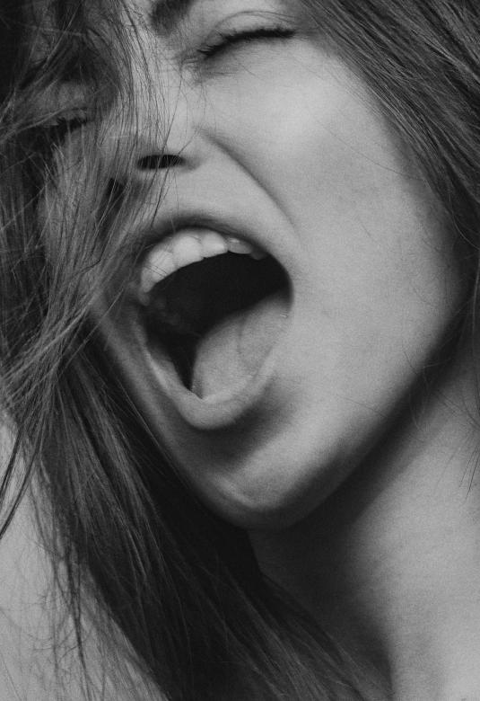 Free stock image of Screaming woman created by Alexander Krivitskiy