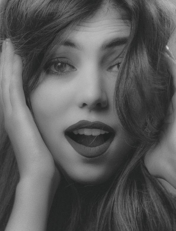 Free stock image of Surprised Woman Portrait created by Alexander Krivitskiy