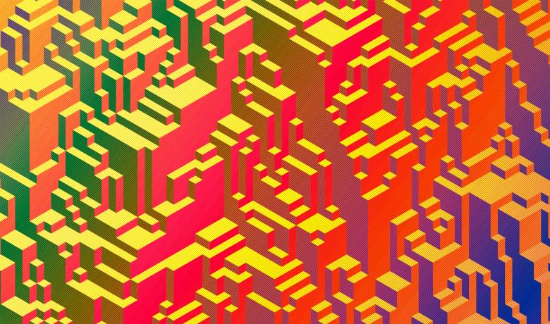 Free stock image of Abstract geometric background created by Alen