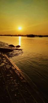 Sunset at the coast - Free Stock Photo